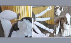আড়াইহাজারে দুর্গা প্রতিমা ভাংচুর